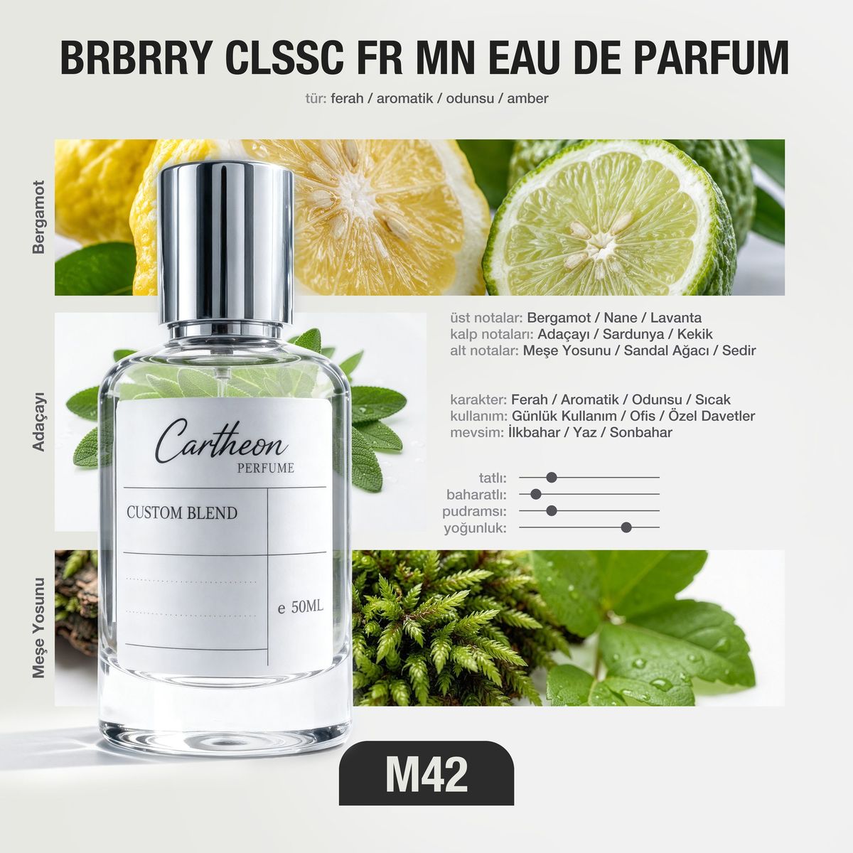 BRBRRY CLSSC FR MN M42 50 ml