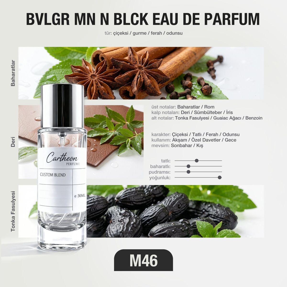 BVLGR MN N BLCK M46 30 ml