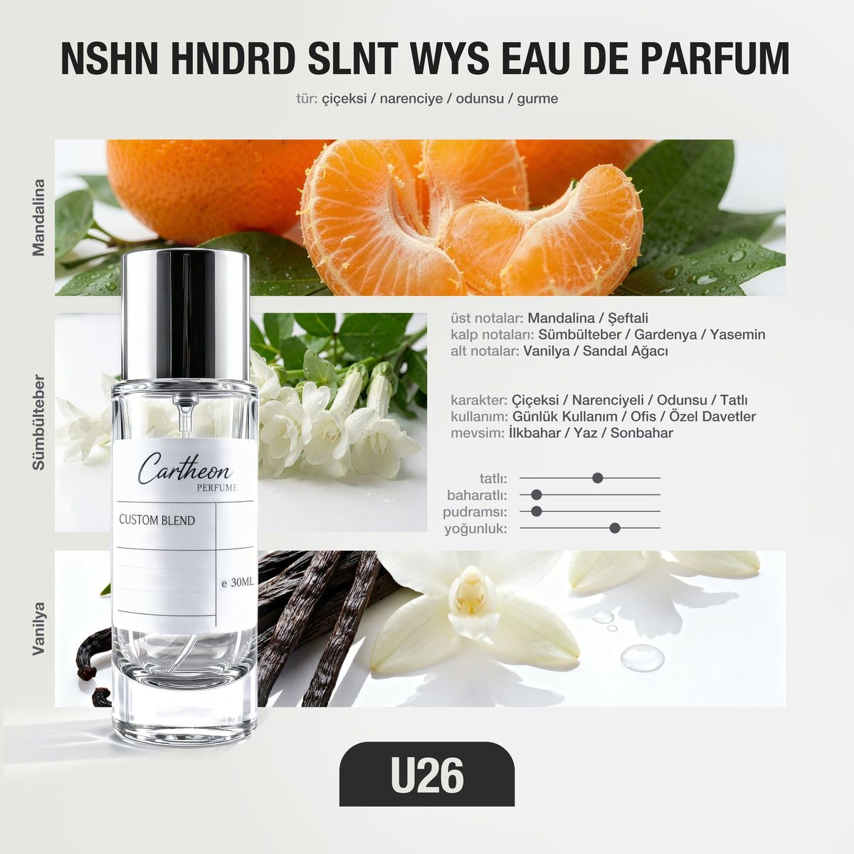 NSHN HNDRD SLNT WYS U26 30 ml