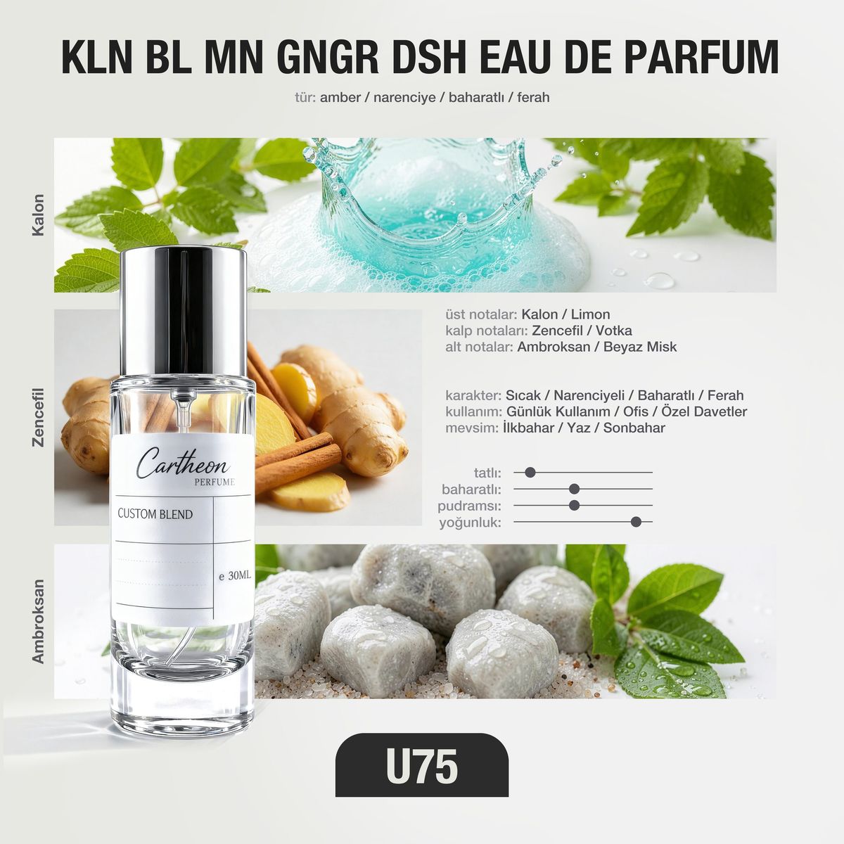 KLN BL MN GNGR DSH U75 30 ml