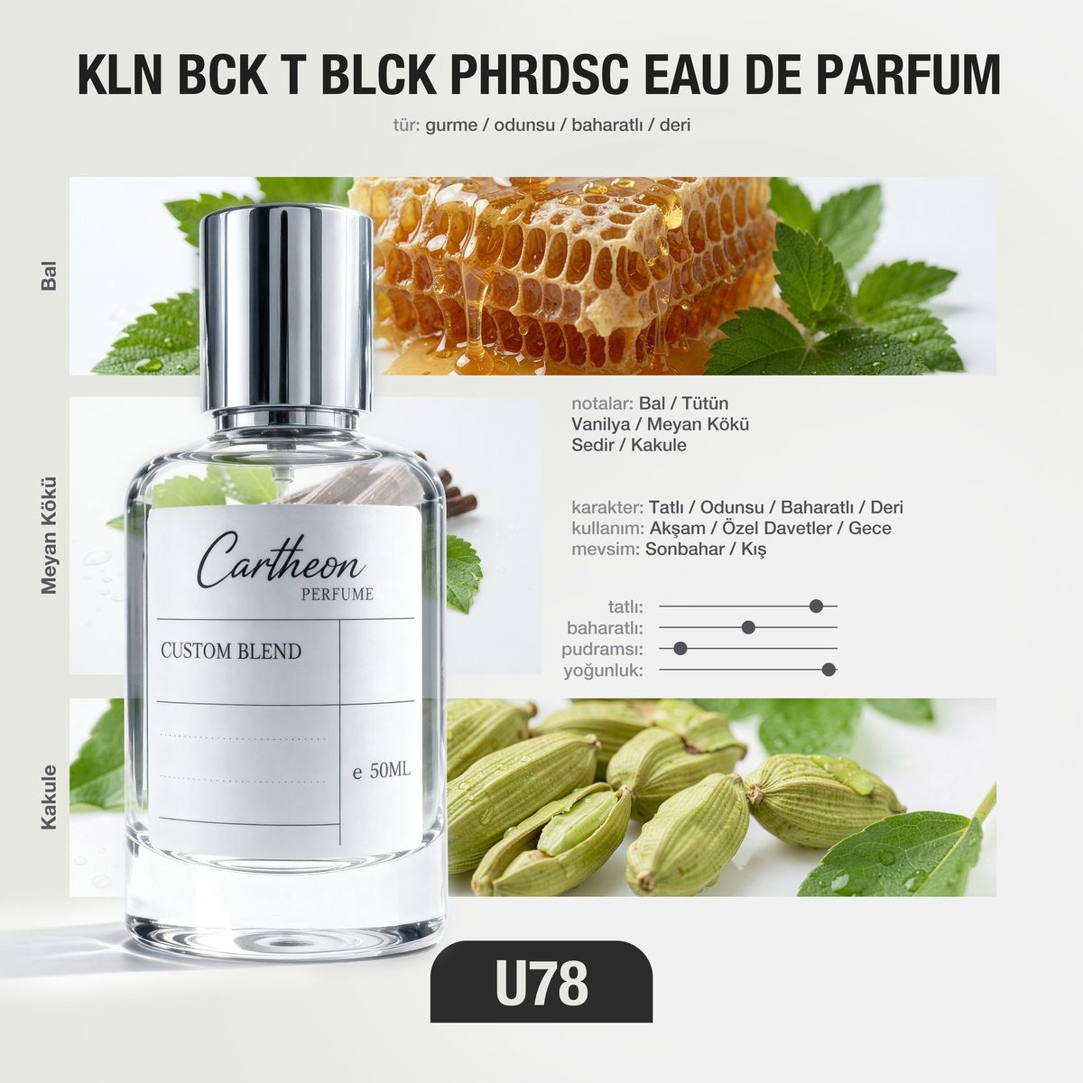 KLN BCK T BLCK PHRDSC U78 50 ml