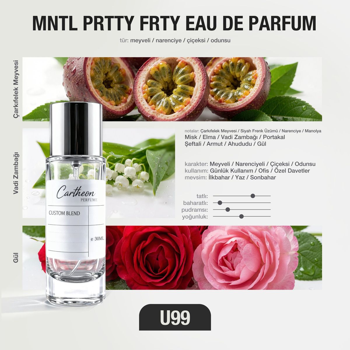 MNTL PRTTY FRTY U99 30 ml