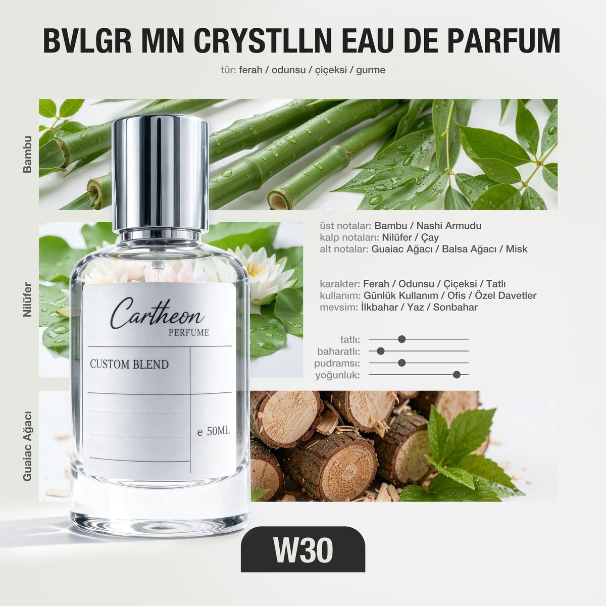 BVLGR MN CRYSTLLN W30 50 ml