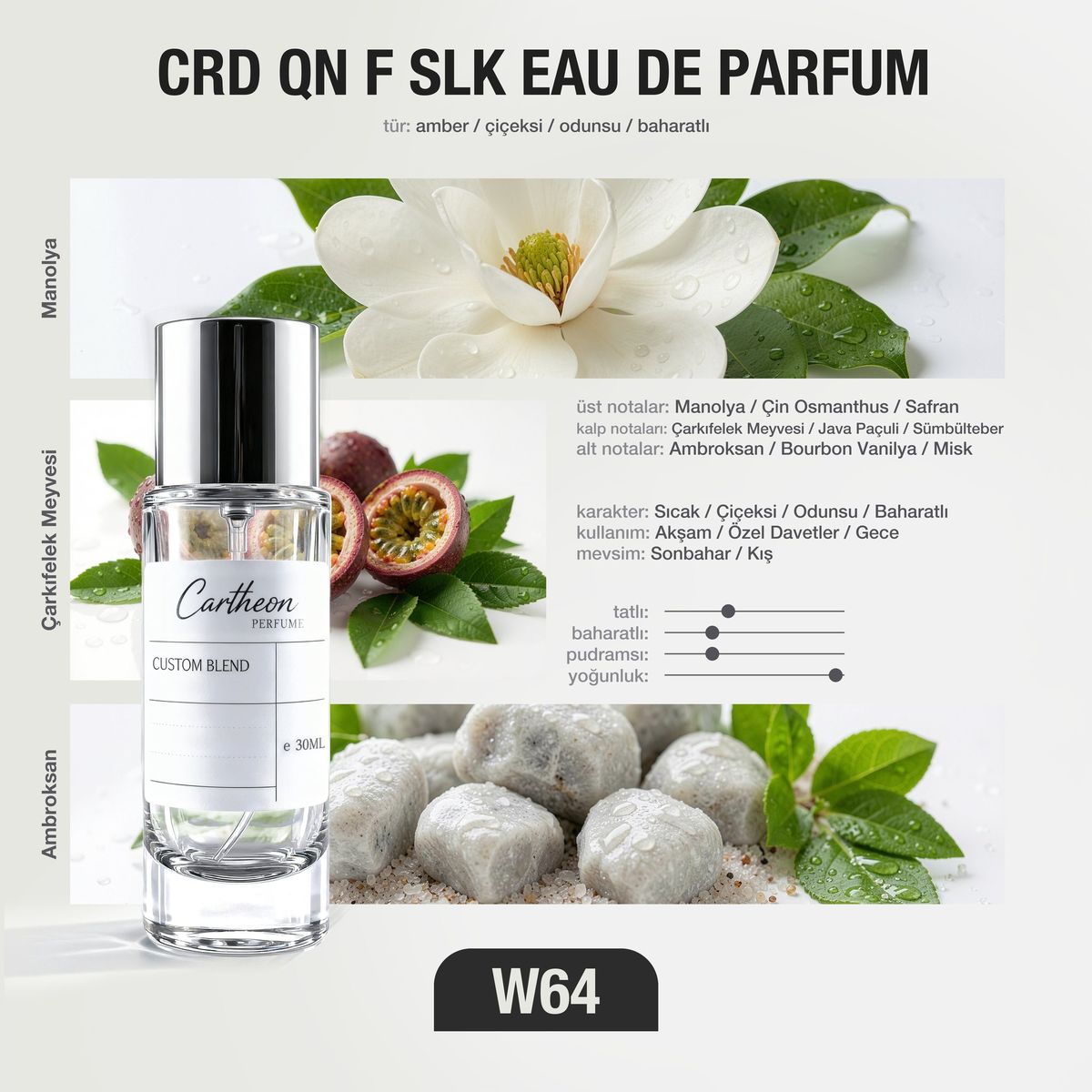 CRD QN F SLK W64 30 ml